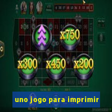 uno jogo para imprimir